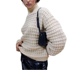 H&M Oversized Turtleneck Sweater